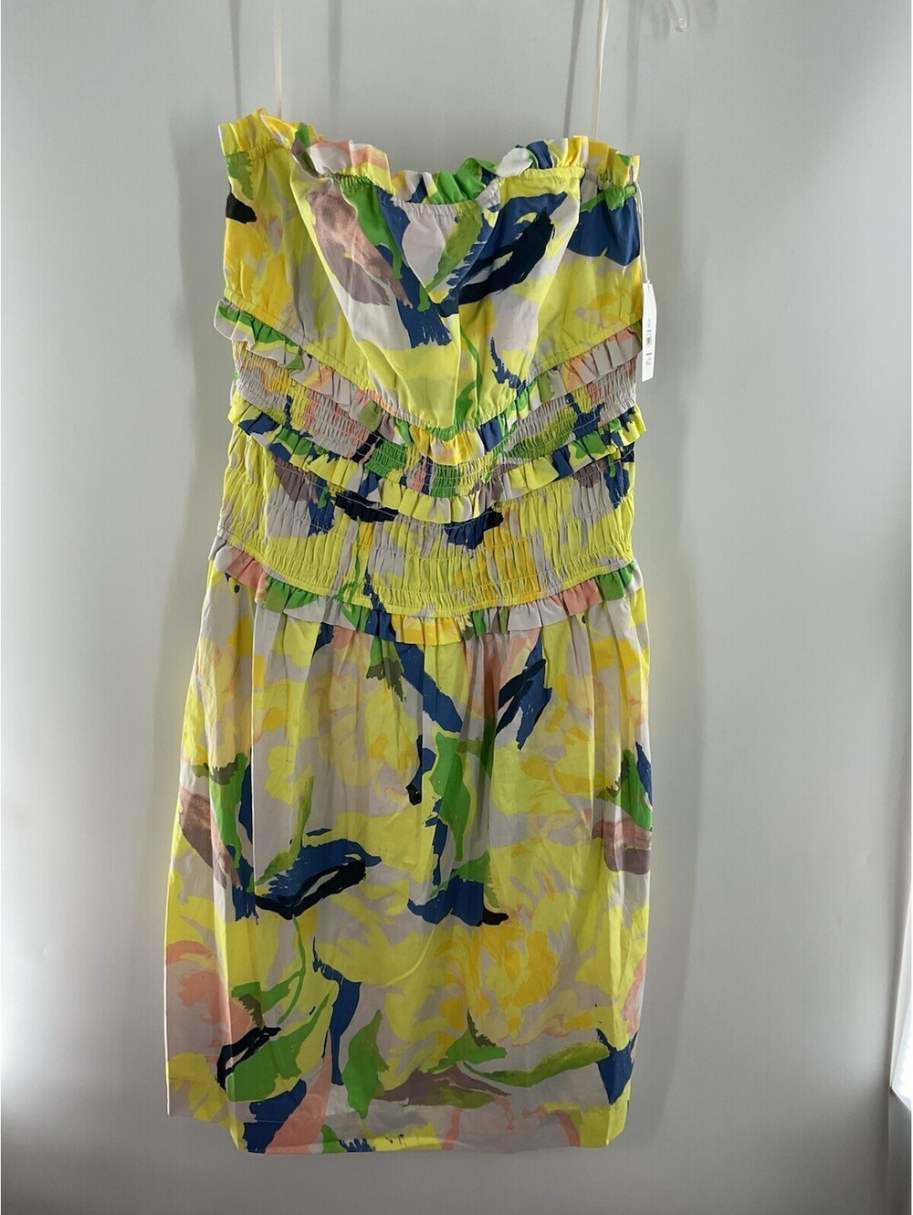Free Assembly Women’s Size XXL Strapless Smocked Summer Dress NWT 017